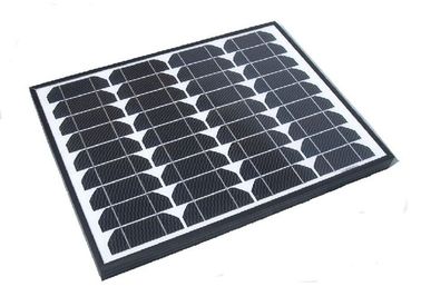 格子を離れた12v充電器のための60ワットの黒いフレームのモノクリスタル太陽電池パネル