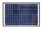 青い12V太陽電池パネル、わにクリップが付いている多結晶性ケイ素の太陽電池パネル
