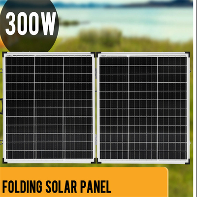 250W 300W 400wの折り畳み式のガラス太陽電池パネルのキャンプのキット