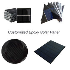 顧客用小さい太陽電池パネル、導かれた庭ライト電池のためのエポキシ樹脂太陽電池パネル