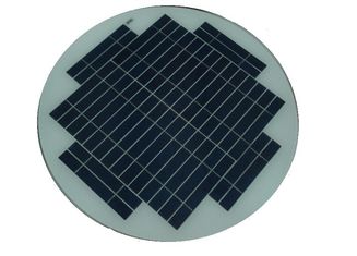 太陽街路照明システムのための青い色の細胞の円形の太陽電池パネル
