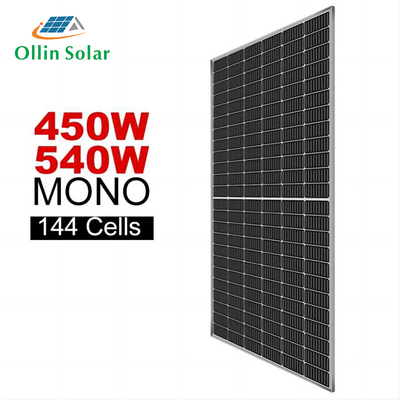 購入 550W半電池のモノラル太陽電池パネルはアルミ合金 フレームのSolar Energyパネルを陽極酸化した online manufacture