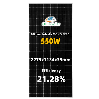 購入 36V防水モノクリスタル太陽エネルギーのパネル540W 545W 550W online manufacture
