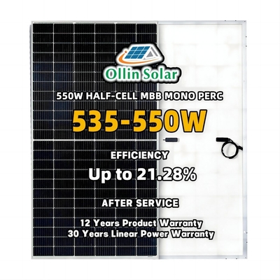 購入 産業および商業のための550Wのモノラル/モノクリスタルPV Percの太陽電池のパネル online manufacture