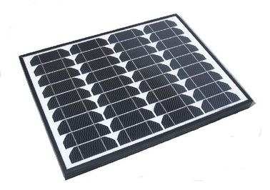 購入 格子を離れた12v充電器のための60ワットの黒いフレームのモノクリスタル太陽電池パネル online manufacture