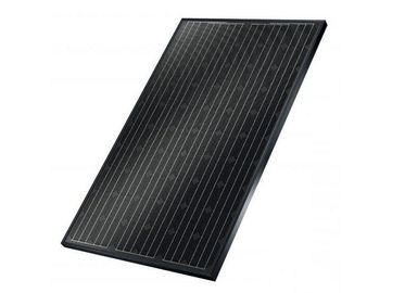 購入 高い塩の霧の黒造る統合された光起電システムのための太陽PVのパネル online manufacture