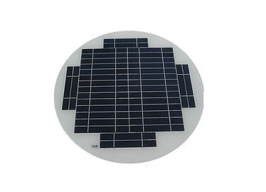 購入 屋外LEDのスマートな太陽街灯のための反反射ガラス円形の太陽電池パネル online manufacture
