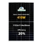 家の太陽系のためのPerc完全で黒いモノラル9bb PVの光起電太陽電池パネル