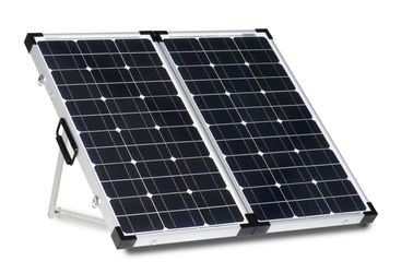 白いシート80ワットの太陽電池パネル ロックおよびハンドルによって陽極酸化されるアルミ合金フレーム