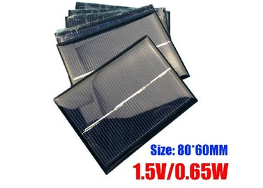 携帯用庭ライトのための60 x 80mm次元の多結晶性ケイ素の太陽電池パネル