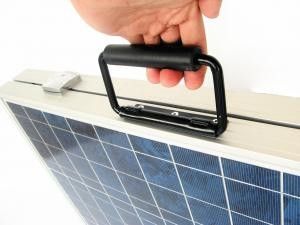 スリップ防止ゴム製フィートが付いている太陽電池パネルを折る電光保護